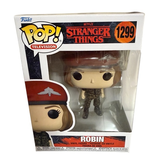 Stranger Things Other - STRANGER THINGS FUNKO POP 1299 ROBIN VINYL FIGURE